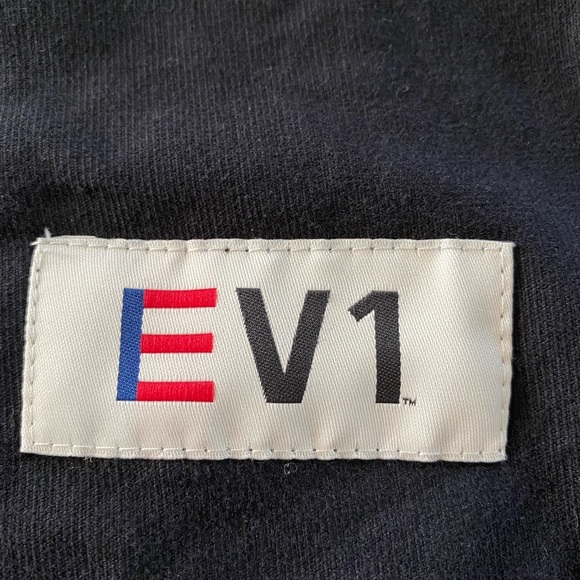 EV1 by Ellen DeGeneres Velvet Studded LOVE Jacket - Size Medium - Picture 8 of 8